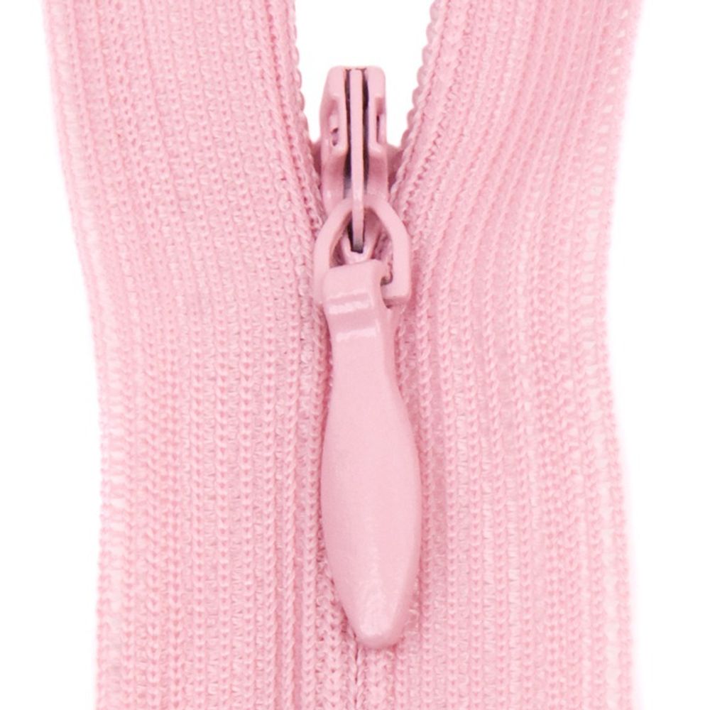 Молния потайная (скрытая) SBS Т3 (3 мм) 1 зам., н/раз., 35 см, S-046 голубой яркий, уп. 50 шт