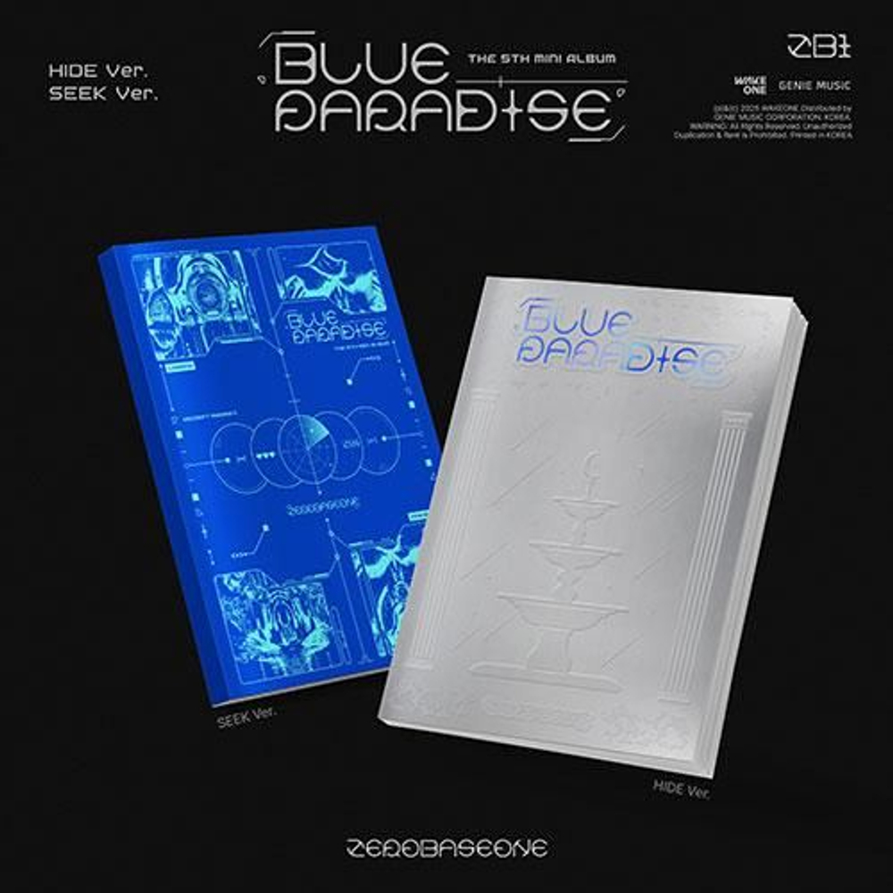 Альбом ZEROBASEONE - BLUE PARADISE 5th Mini Album 2 Version SET