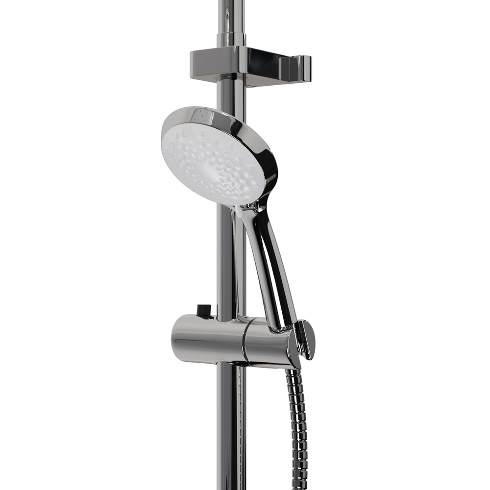 Душевая система 40к MIXLINE МЛ2416 (ML2416) излив лейка 3 позиции +лейка "Тропический душ" ХРОМ
