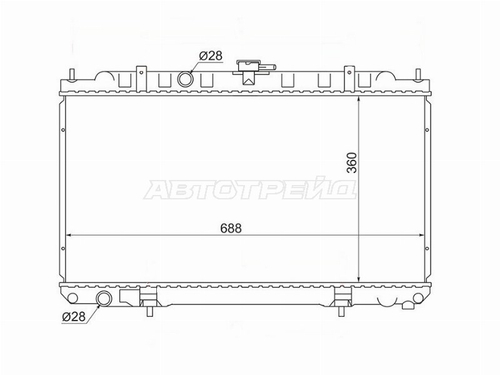 РАДИАТОР ТРУБЧАТЫЙ SG-NS0001-16-MT SAT