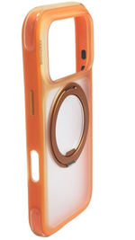 Накладка для i-Phone 17 Pro Keephone Monica Airbag Pro оранжево-прозрачный