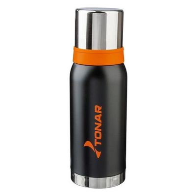 Термос TONAR (HS.TM-039C) 1000ML черный (2 крышки-кружки, чехол)