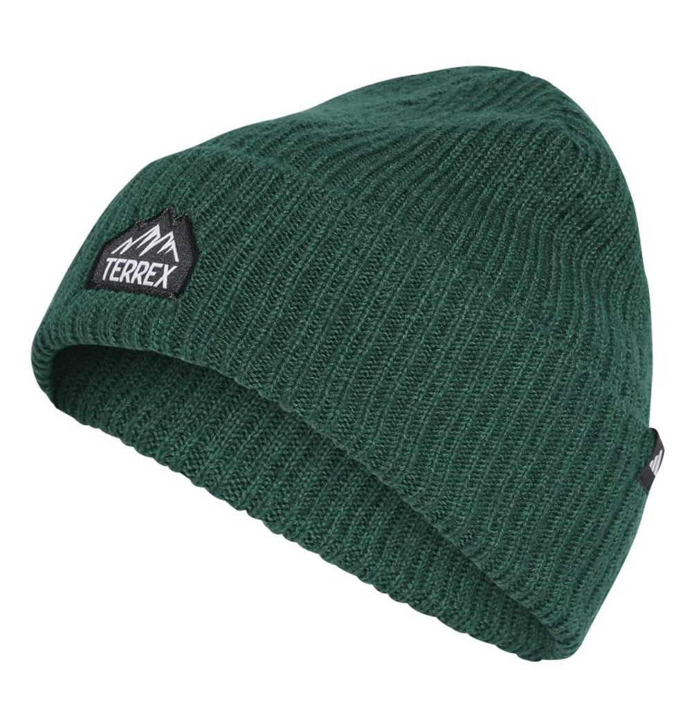 Зимняя шапка Adidas Mountain Beanie - court green