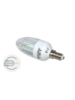 Светодиодная LED лампа С35 Е14 36LED 5W 5шт холод