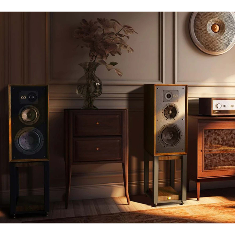 Полочная акустическая система со стойками Wharfedale Super Linton (with stand) Antique Walnut