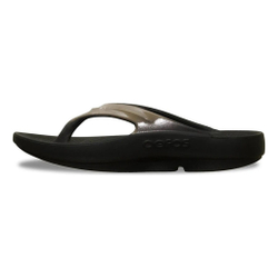 Мужские теннисные кроссовки OOFOS Oolala Recovery Shoes - Black, Beige