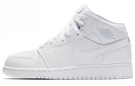 Jordan 1 Mid White Pure Platinum 2018 GS