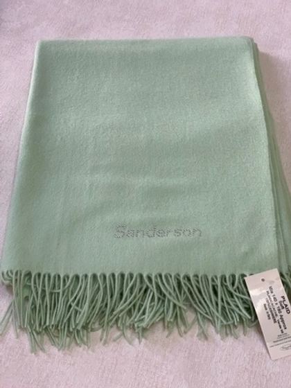 Плед 140х180 Palombella Sanderson Soft мятный