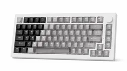 AKKO 5075 V3-HE Gradient Hybrid White Transparent — белый фон
