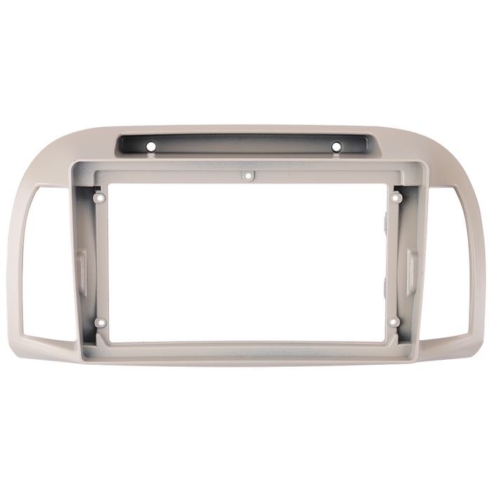 Комплект рамки с разъёмами 9" Nissan March 3 K12 2002-2010 серебро