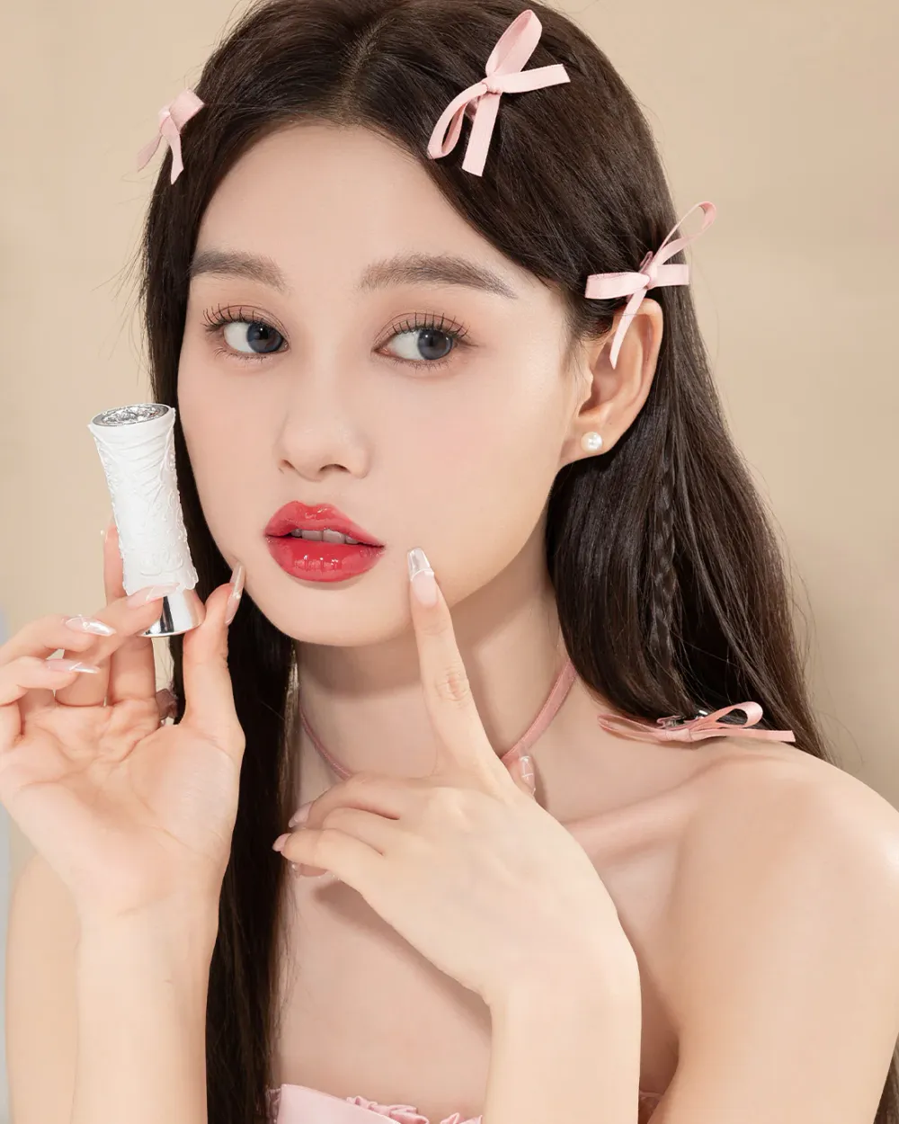 Помада для губ Flower Knows Swan Ballet Shine Lipstick - B07 Ballet Dream