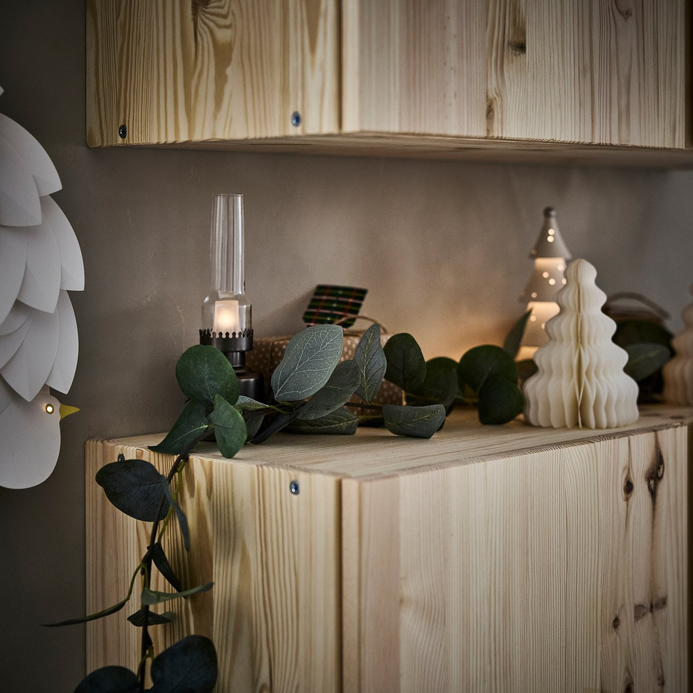 IKEA SMYCKA  (ИКЕА СМЙСКА)  -  Искусственная гирлянда - для дома и улицы, эвкалипт, 3 м