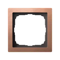 Рамка металлическая на 1 пост Systeme Electric ArtGallery Pure Медь GAL312501