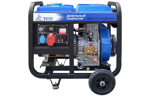 Дизель генератор трехфазный TSS SDG 8000EH3A - [7.5 кВт / 380V] с блоком АВР