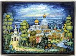Шкатулка для бумаг "Новоиерусалимский монастырь"