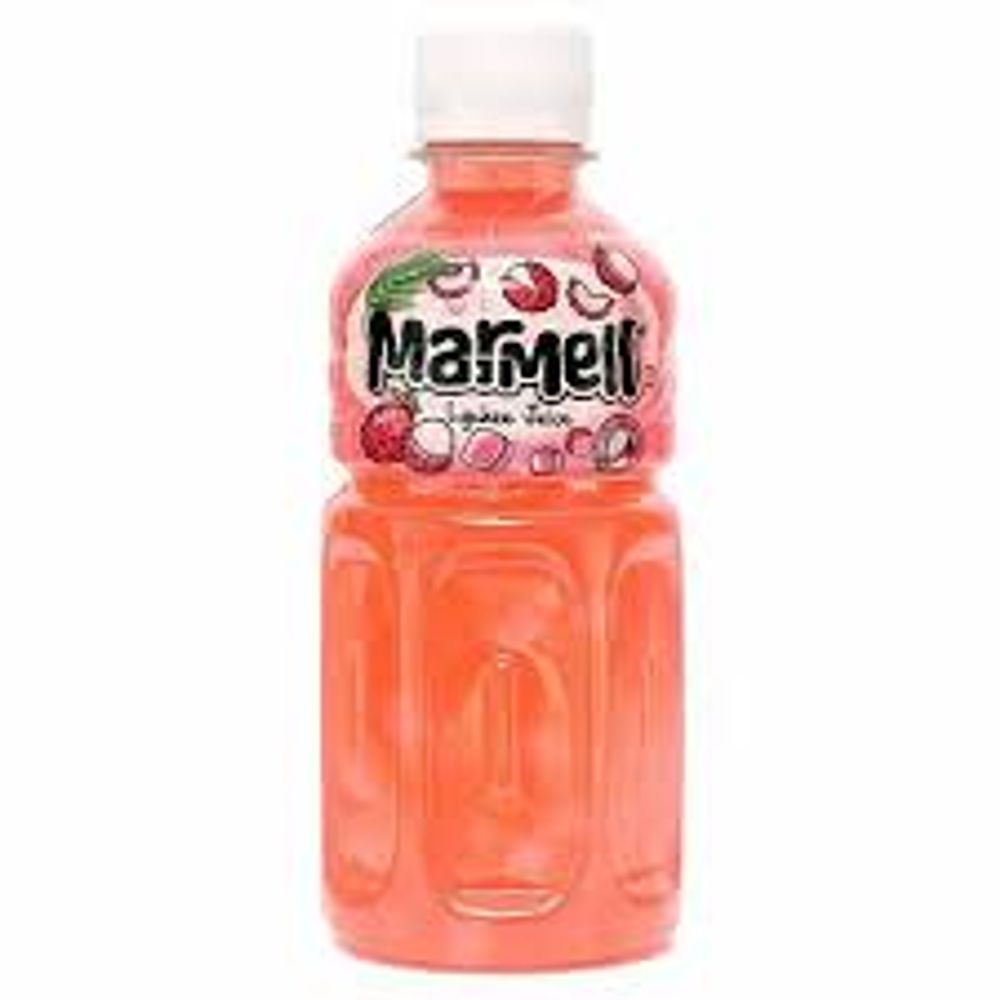 Напиток ТМ Marmell с кусочками кокосового желе "Со вкусом личи" 0,32 л