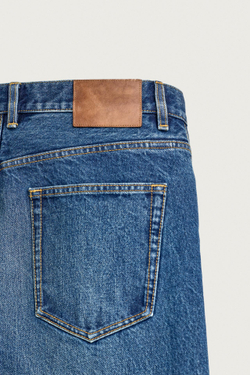 ZARA ДЖИНСЫ RELAXED FIT, СИНИЙ