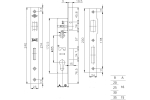 ЗАМОК НИКЕЛИРОВАННЫЙ KALE 153 (25) Б/Ц 15325000015
