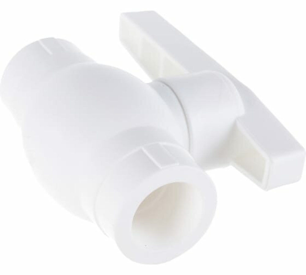 Кран шаровой PP-R d20 Белый ( упак. 4шт. ) VALFEX 10144020