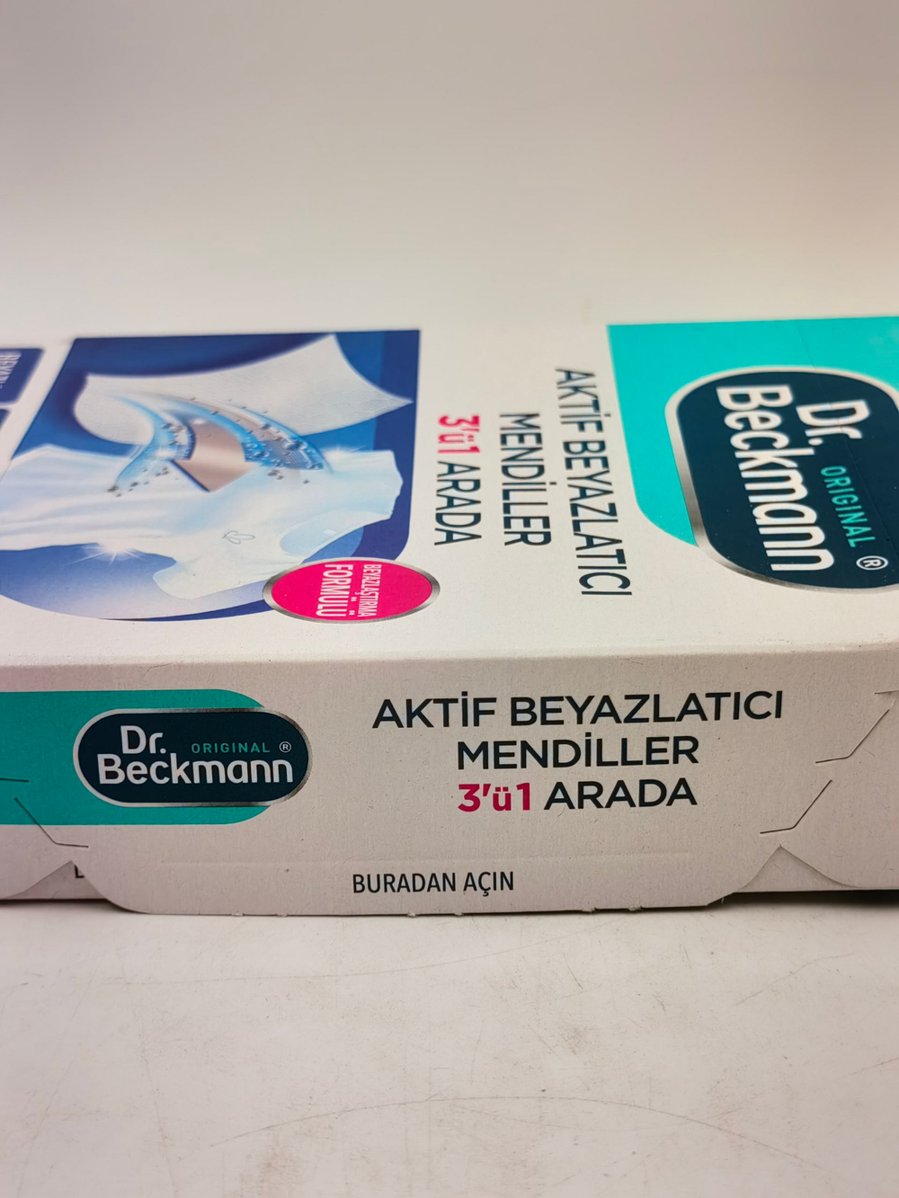 Отбеливающие салфетки для белой одежды Dr. Beckmann (15 салфеток) (Германия)