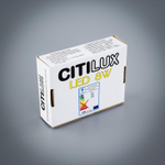 Citilux Омега CLD50R082 LED Встраиваемый светильник с диммером Чёрный