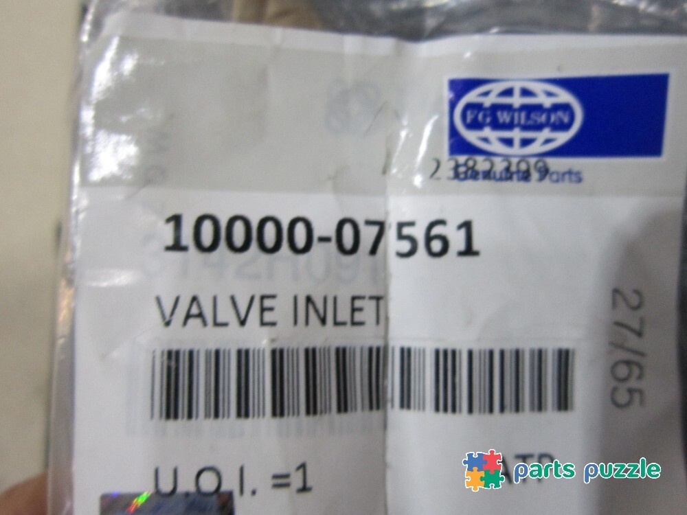 Клапан впускной / INTAKE VALVE АРТ: 10000-07561