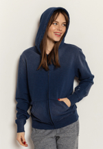 Худи на молнии Bowery NYC Spray Mood Indigo