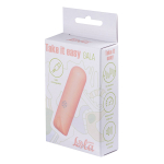 Персиковая перезаряжаемая вибропуля 6,5см Lola Games Take it Easy Gala 9024-03lola