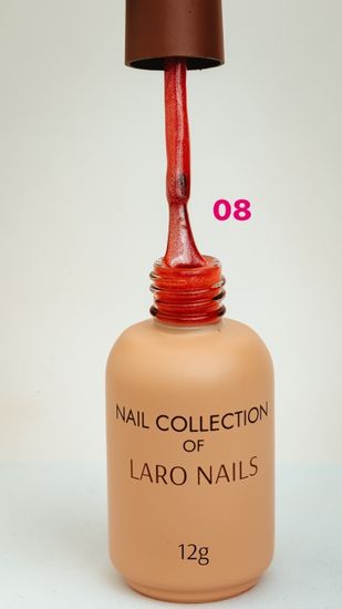 Laro nails cat eye rubber base 08 12мл.