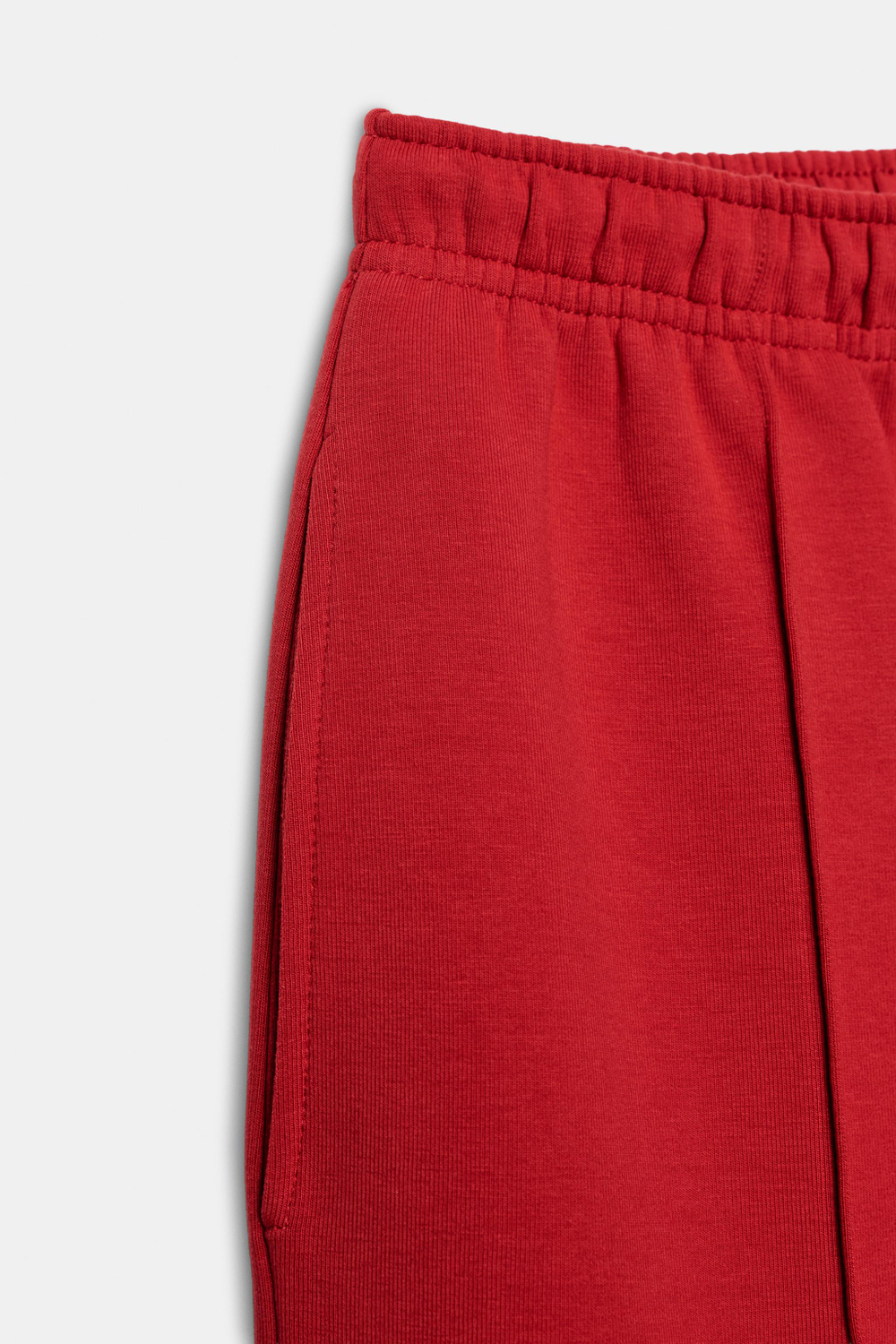 БРЮКИ ИЗ ИНТЕРЛОКА СО ШВАМИ — ZARA