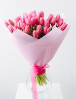 Букет из розовых тюльпанов "Sissi Tulips"