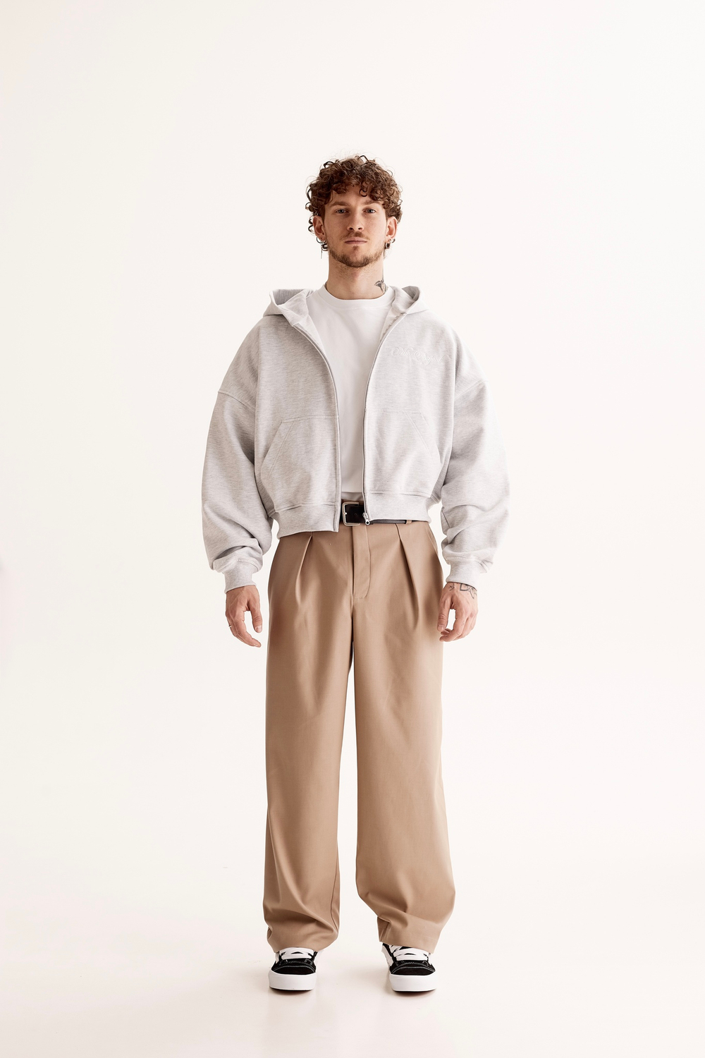 ZIP-HOODIE SDW Uniform - Grey Melange