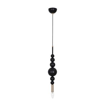 Подвесной светильник 1*E14 8106/1 черный/золото Moderni Nana Lumion