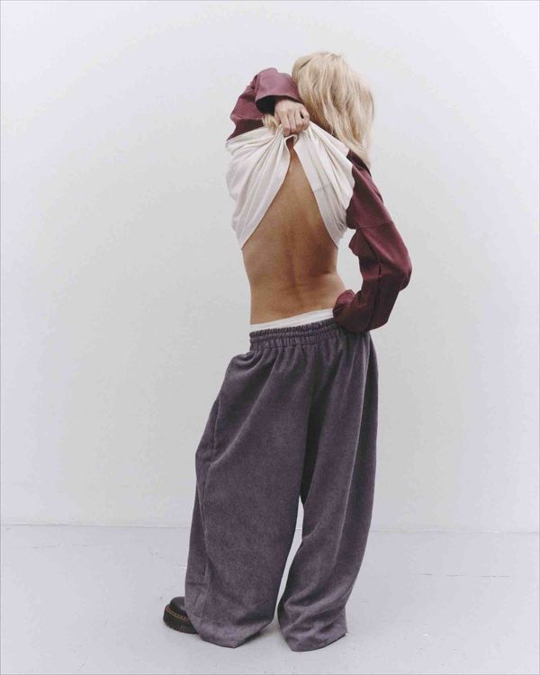 Брюки Velvet Baggy Pants Lava Smoke серые - фото 3