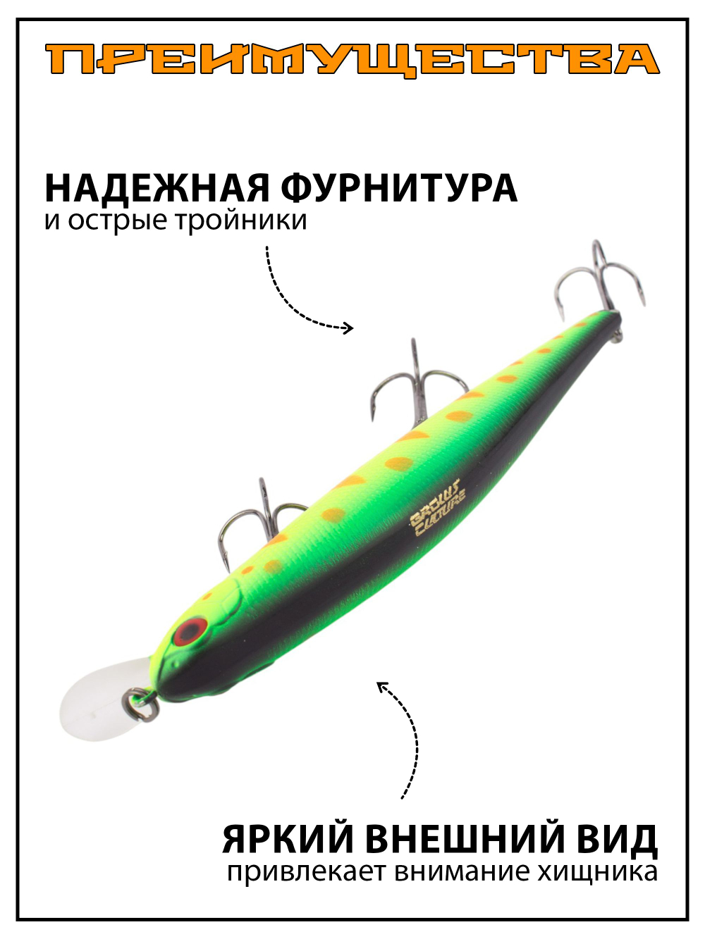 Воблер Минноу Orbit 110SP 110 мм 16.5 г цвет #313R/836