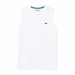 Мужская теннисная футболка Lacoste Ultra Dry Sport - white