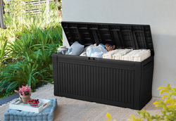 Пластиковый сундук Keter Comfy 280 л graphite