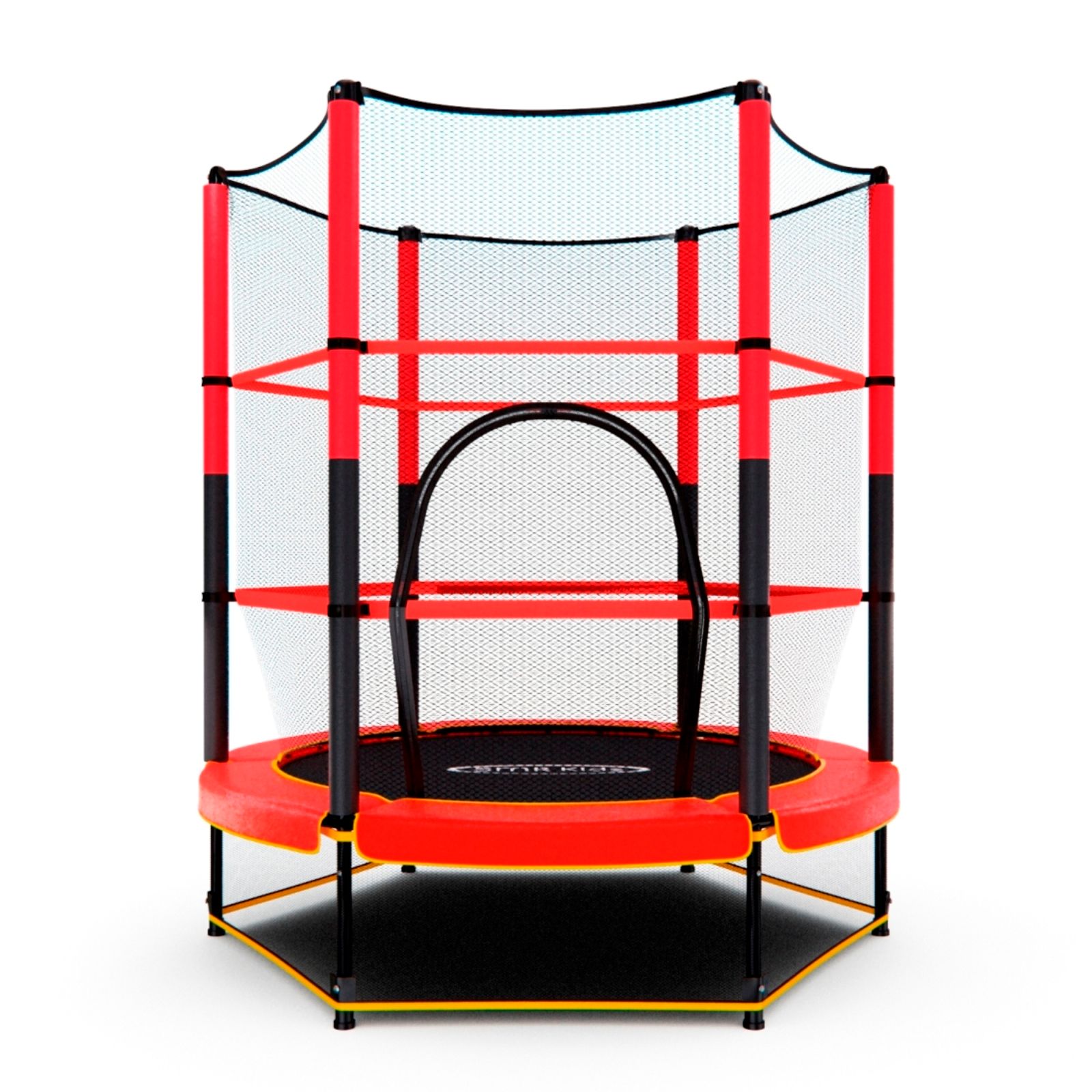 Батут детский DFC TRAMPOLINE-RED 55" с сеткой фото №6