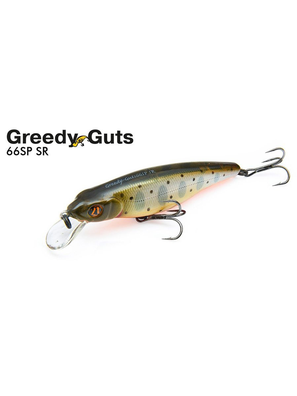 Воблер для рыбалки Pontoon21 Greedy-Guts 66SP-SR, 66мм, 6,8 гр., 0.5-1.0 м., цвет 470