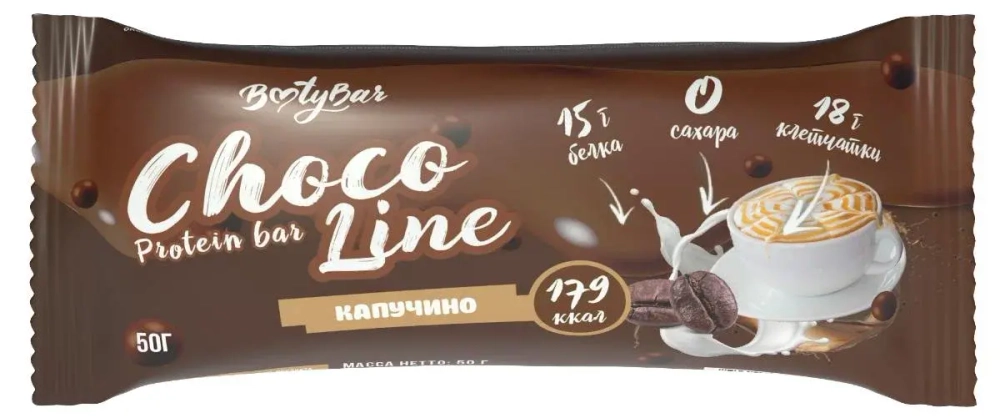 Батончик протеиновый Chocolate Line 50 гр (BootyBar)