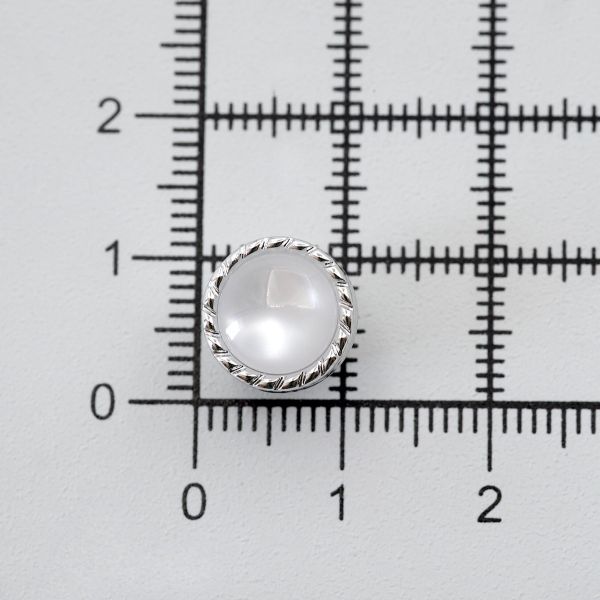 Пуговицы на ножке 16L=10 мм, (Silver (серебристый)), 36 шт