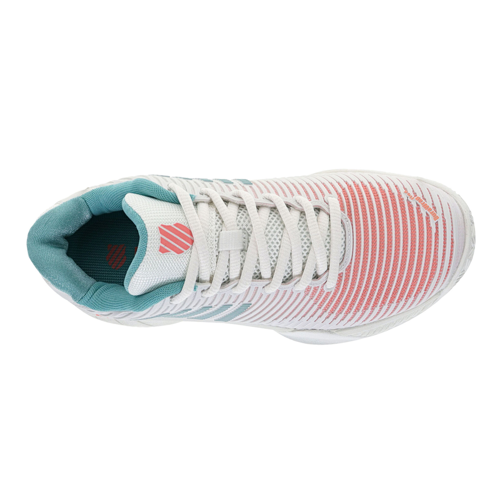 Женские теннисные кроссовки K-Swiss Hypercourt Express 2 Clay Court Shoe Women - White, Mint