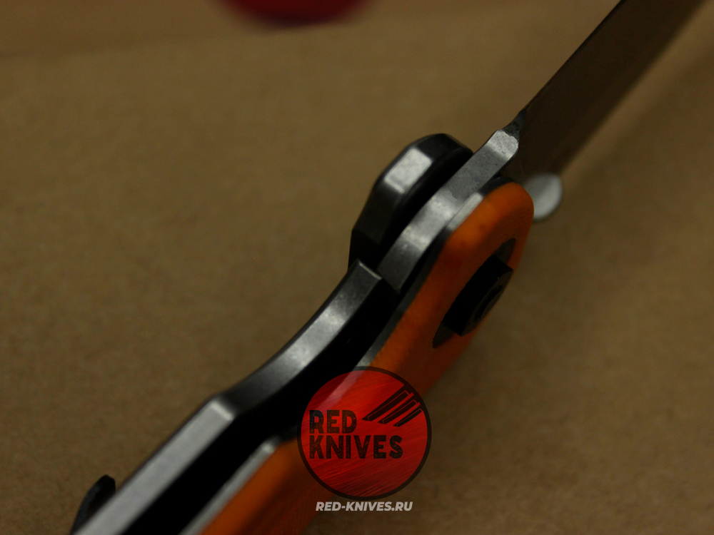 Нож Zero Tolerance 0630 Emerson ORANGE - клинок стоунвош