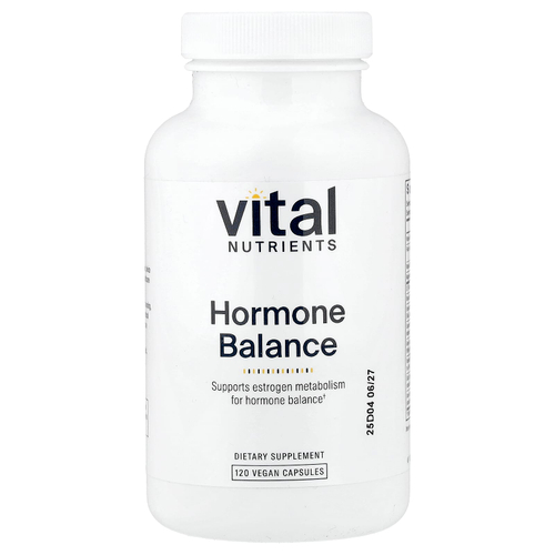 Vital Nutrients, Hormone Balance, гормональный баланс, 120 веганских капсул