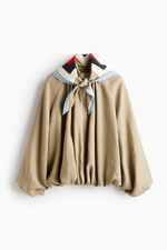 Куртка со съёмным шарфом — воротник-лента - H&M