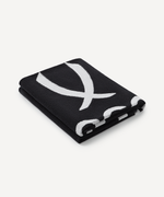 Полотенце спортивное JOGEL ESSENTIAL 2 Towel, 70х140, черный/белый