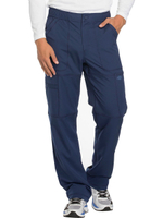 Брюки медицинские мужские удлиненные Dickies DK110T на молнии, синий, XL