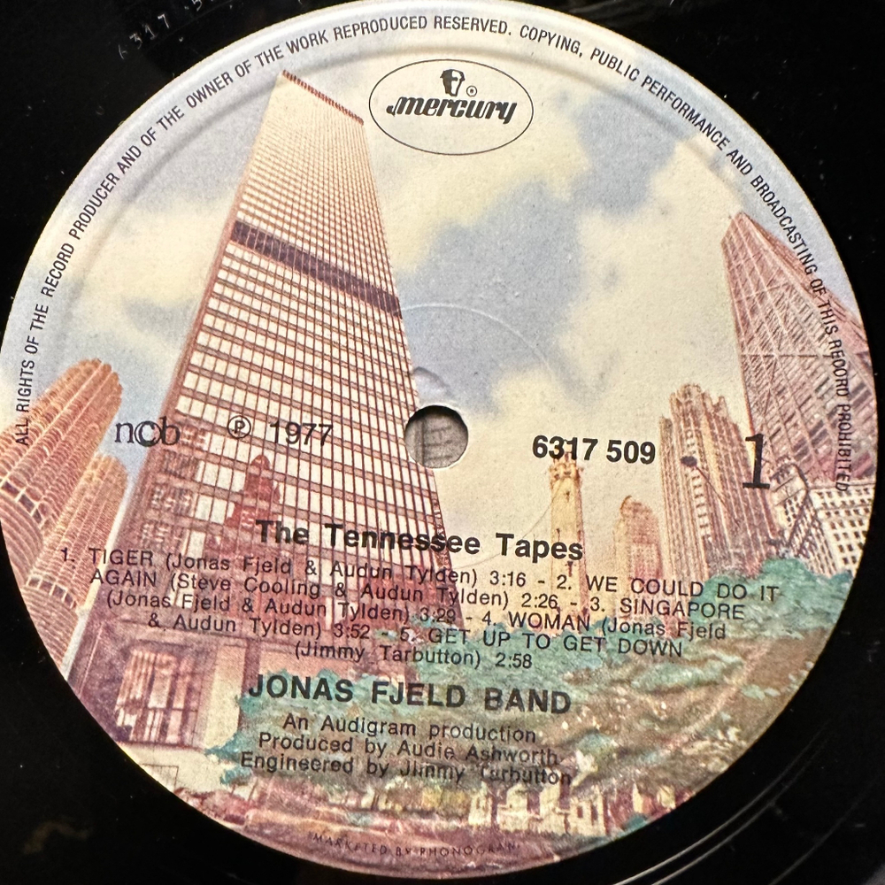 Jonas Fjeld Band - The Tennessee Tapes (Норвегия 1977г.)