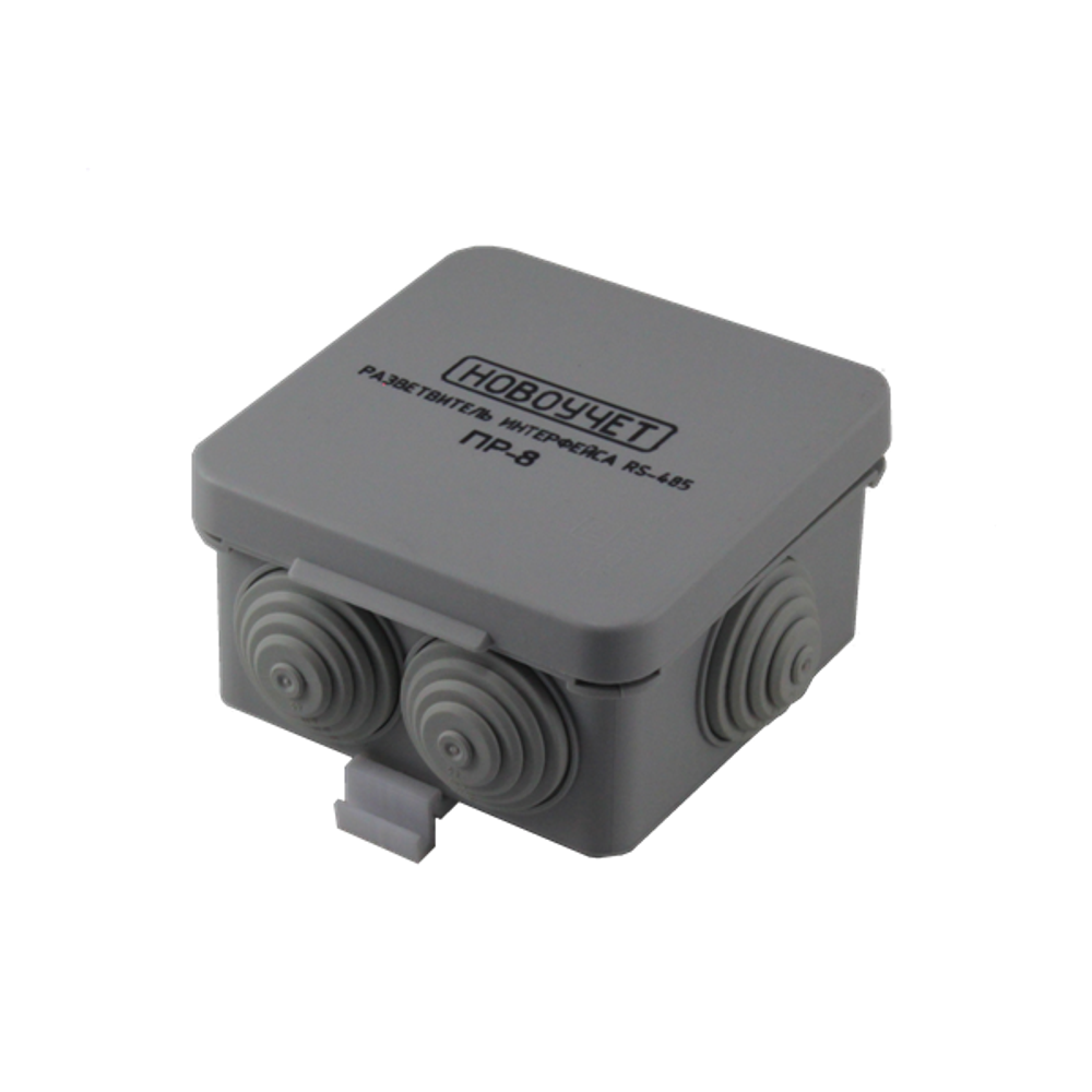 Разветвитель интерфейса RS-485 ПР-8 IP55 (исполнение 2х8, на дин-рейку) DS1-R-0208.1