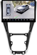 Магнитола для Toyota Harrier 3 XU60 2013-2017 (большая рамка) - Teyes CC3-2K-360 монитор 13" 2K QLED на Android 10, Быстрая, CarPlay, 4G SIM-слот, 4 камеры в комплекте